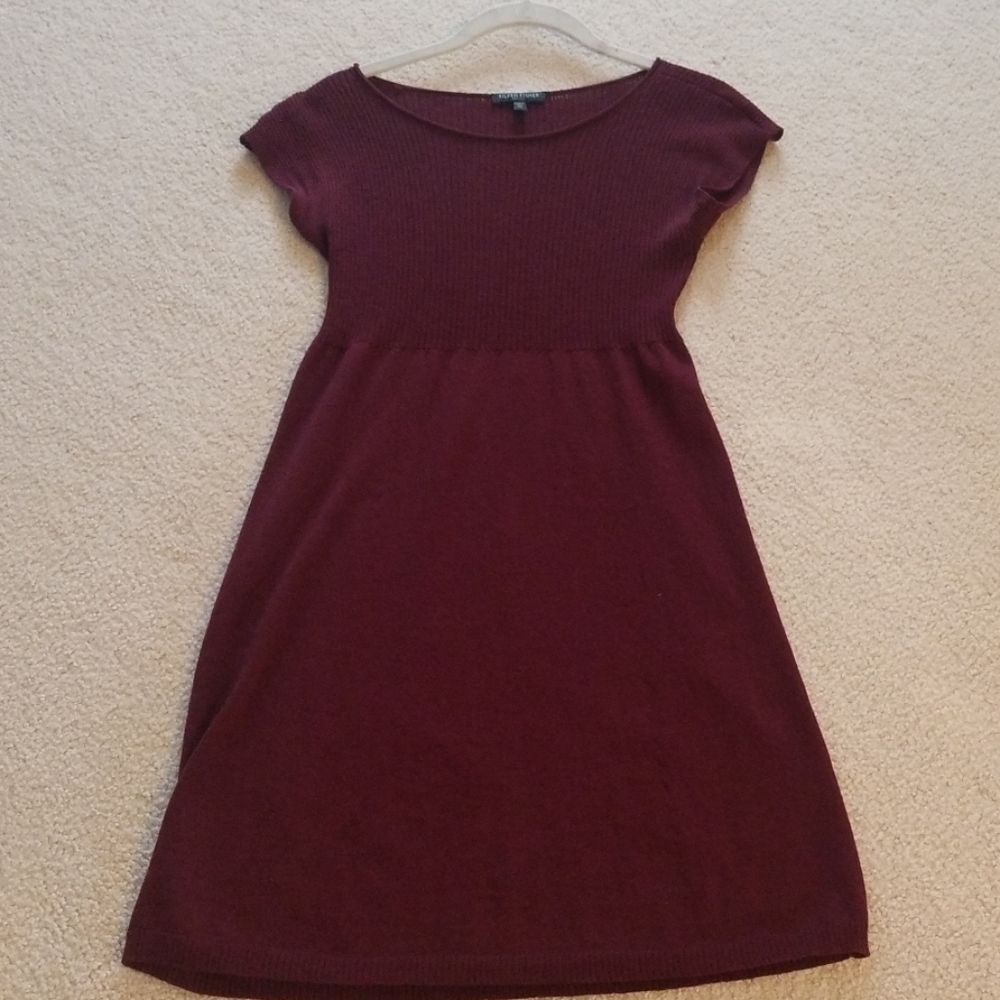 Eileen Fisher ribbed mini dress size PP